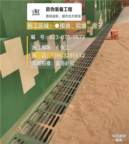 温州 例如在抖音上有“迷彩墙，外围墙面挡 - 星空数码迷彩漆施工队